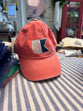 Boat Cap with Brass Knot Bag Clip