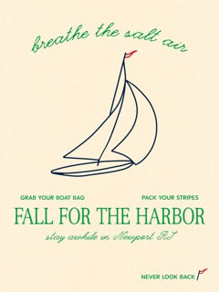 Fall for the Harbor — Newport RI Print