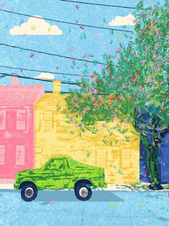Neighborhood Confetti — Newport RI Print